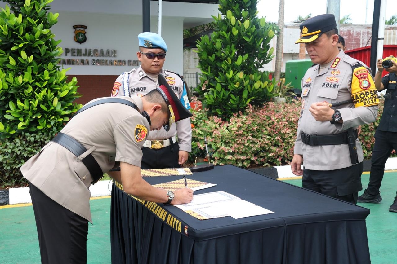 Kasat Lantas dan Kasat Intelkam Polresta Bandara Soetta Resmi Berganti