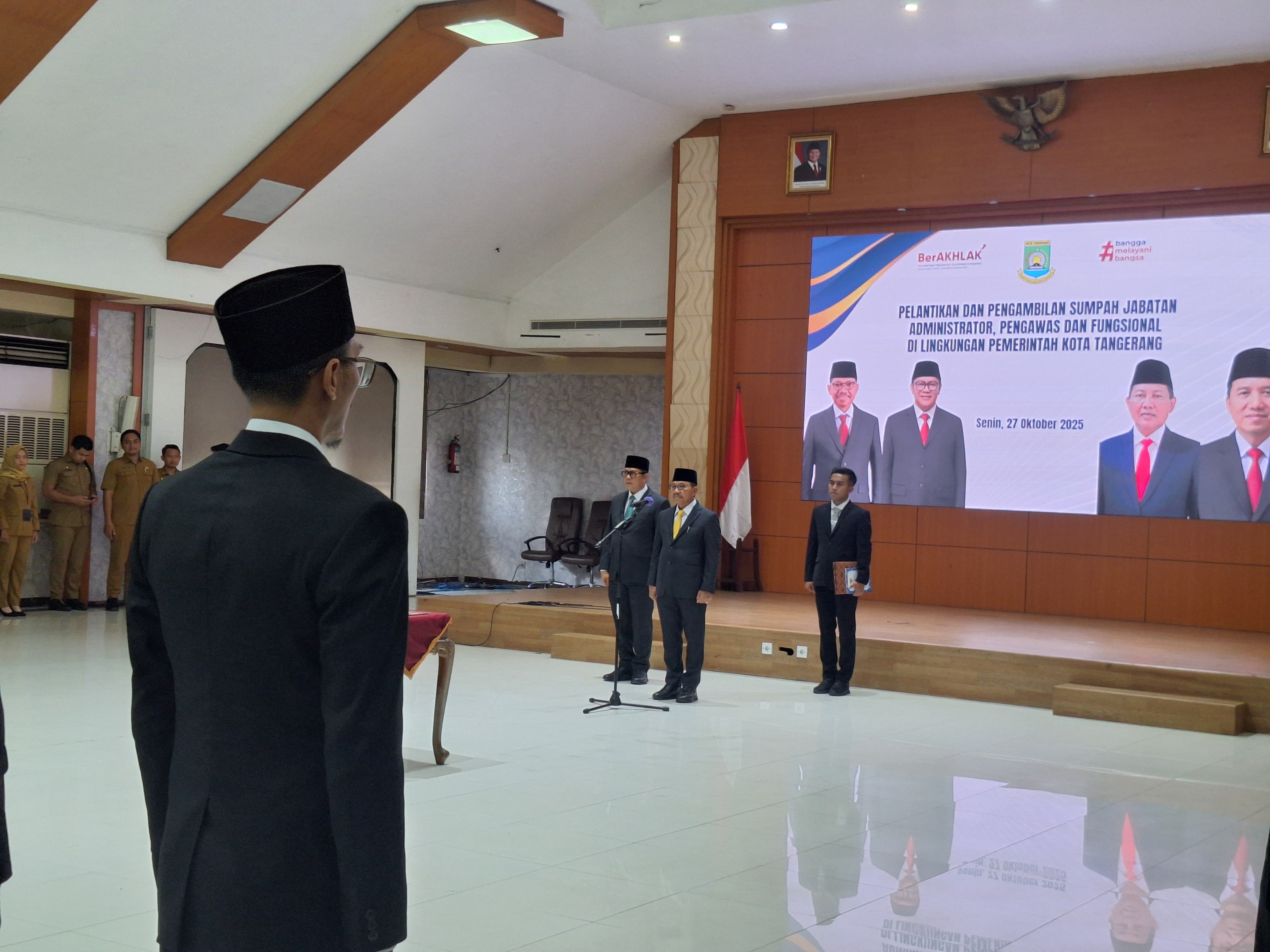 'Pemerintah Tidak Boleh Tidur', Pesan Tegas Wali Kota Tangerang kepada 100 Pejabat Baru