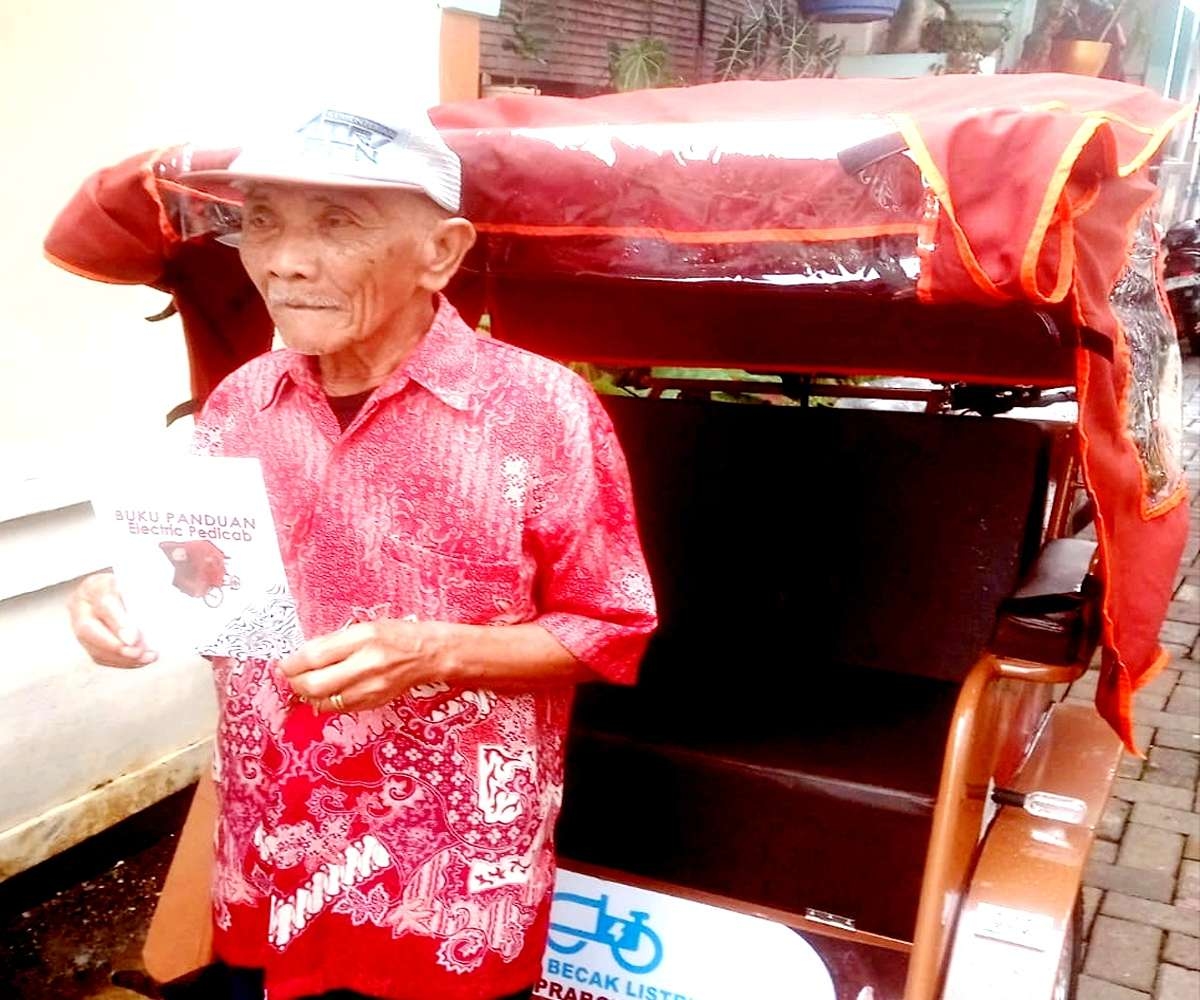 SENTUHAN PRABOWO: Ratusan Becak Listrik Gratis dari Kantong Pribadi Presiden Mengubah Nasib Tukang Becak Tua di Tangerang
