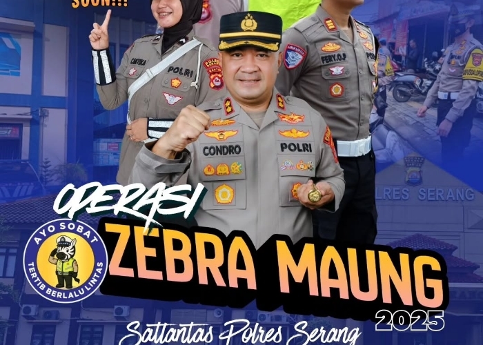 Operasi Zebra Maung 2025 Resmi Dimulai, Siap-Siap, Ribuan Pengendara di Banten Akan Ditindak