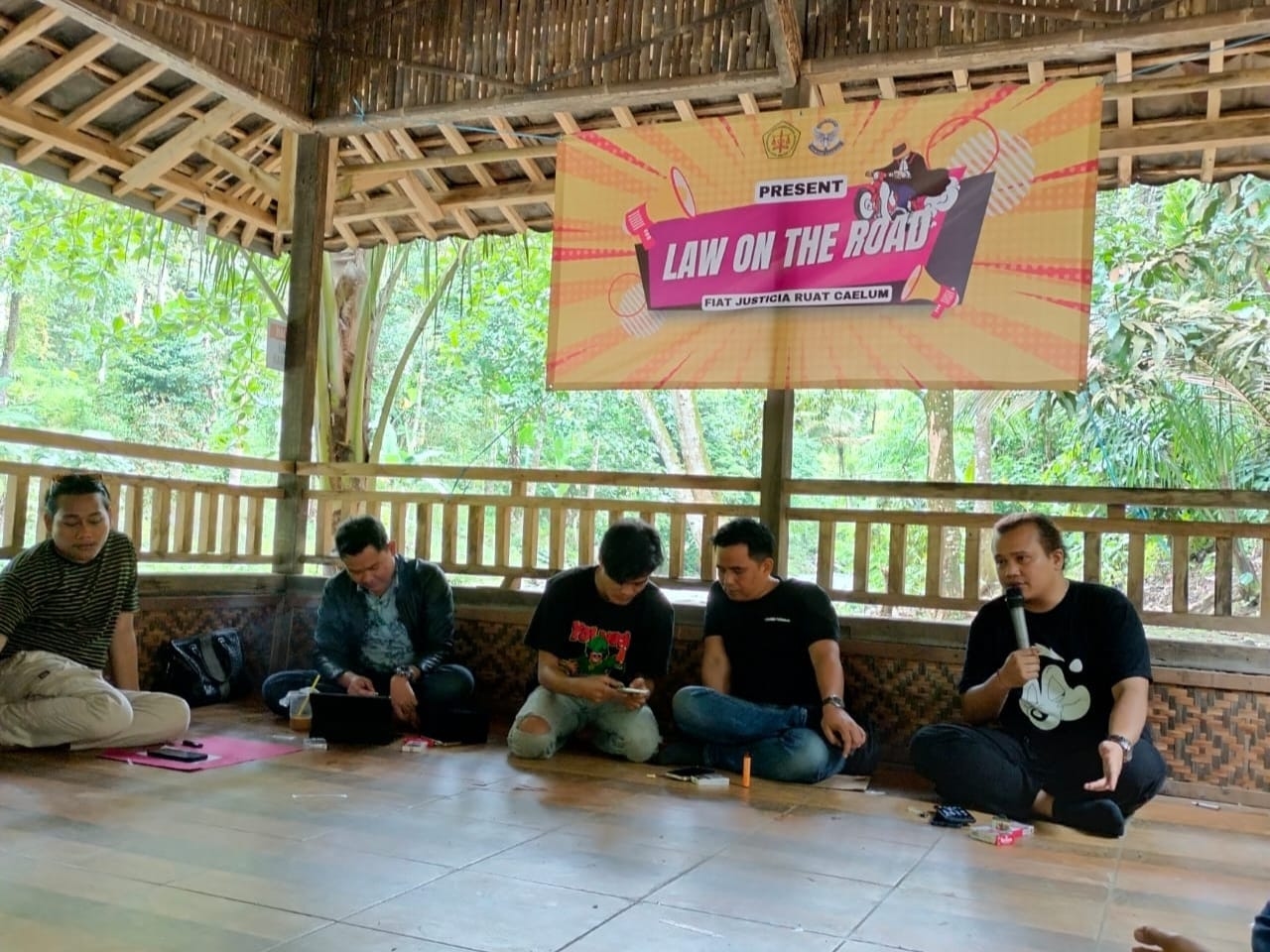 LTCB dan PERMAHI Banten Gelar Law On The Road, Touring Sambil Edukasi Hukum di Padarincang