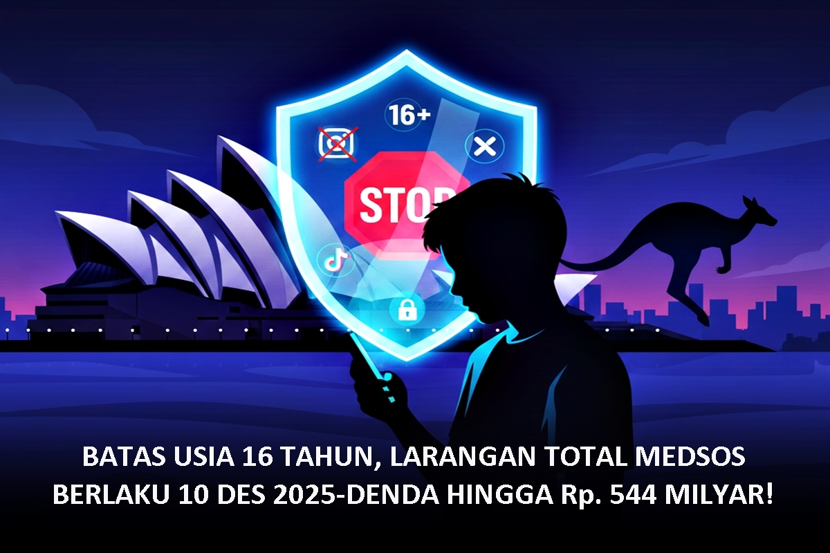 PERTAMA DIDUNIA! Larangan Medsos Dibawah 16 Tahun di Australia: Pelanggar Kena Denda Rp544 Miliar!
