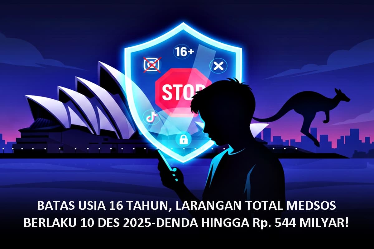 PERTAMA DIDUNIA! Larangan Medsos Dibawah 16 Tahun di Australia: Pelanggar Kena Denda Rp544 Miliar!