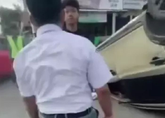 Viral Mobil Terguling di Serang, SMAN 1 Serang Akhirnya Buka Suara, Bongkar Fakta di Balik Aksi Kejar-kejaran Siswa