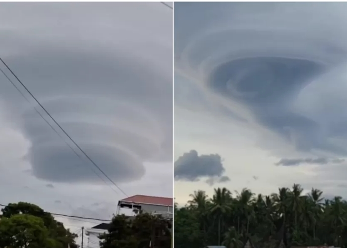 Heboh Awan Mirip Pusaran Raksasa Muncul di Langit, BMKG Ungkap Fakta yang Bikin Warga Terkejut