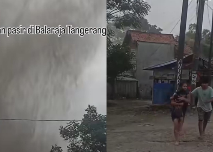Hujan Pasir Mengejutkan Balaraja, Jalan Macet, Warga Panik dan Pabrik Diduga Jadi Biang Keladi