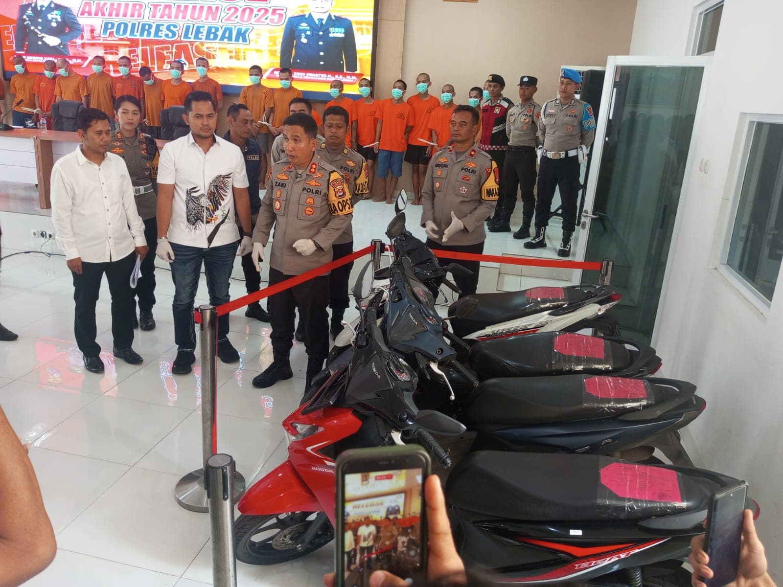 Kilas Balik Kinerja Polres Lebak Sepanjang 2025, Dari Perang Narkoba, Curanmor Hingga Pertanian