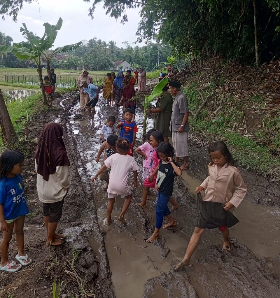 Dijanjikan Gubernur Soal Pembangunan Jalan Poros Desa dan JUT, Kades Jadi Korban Pelampiasan Warga yang Berujung Aksi Tanam Padi dan Pisang