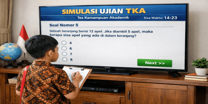 Simak! Begini Cara Mengikuti Simulasi TKA Jenjang SD, SMP, Hingga SMA